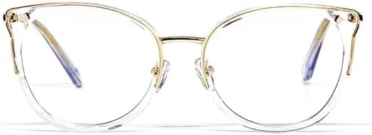 Blue Light Blocking Glasses – Lightweight, Anti-Glare & Eye Strain Relief for Gaming, Reading & Office Use