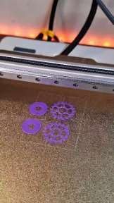 3D Printed Gear Stress Relieving Toy, Fidget Toys for Kids & Adults, Anxiety Relief Items Ideal for Autism & ADHD, Portable Sensory Toys Tool for Anxiety & Focus – Perfect Christmas & Birthday Gift