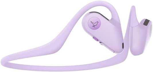 Libratone UP Open Ear Bluetooth Headphones, Weight only 23.5g, dust and Water Resistant, up to 8 Hours of Battery Life, Premium Sound for Workouts and Sports, Dual-mic AI Clear Calls (Purple)
