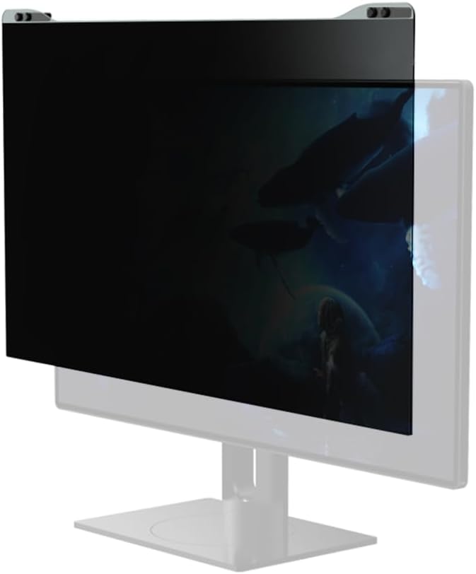 Docooler Computer Privacy Screen Filter, Hanging Screen Filter Compatible Widescreen Computer Monitor with Aspect Ratio 16:9, Anti-Glare Privacy Screen Protector for 20-32 Inch Monitor (Inch Optional)