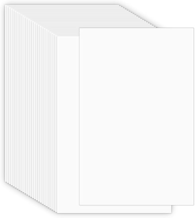 Half Letter Size Paper, 5.5"x8.5, 100gsm, White, 500 Sheets