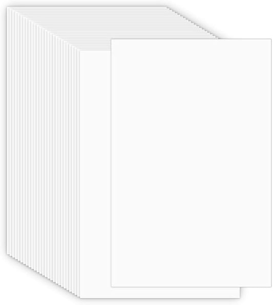 Half Letter Size Paper, 5.5"x8.5, 100gsm, White, 500 Sheets