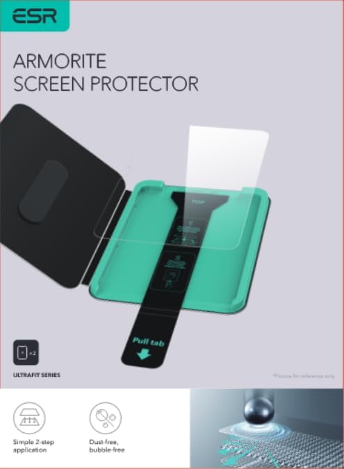 ESR 2 Pack Armorite Screen Protector for iPad A16 11th/10th Generation (11 Inch/10.9, 2025/2022), 9H Hardness Tempered Glass Film with UltraFit Tray, Military Grade, HD Clarity, Dust & Bubble Free
