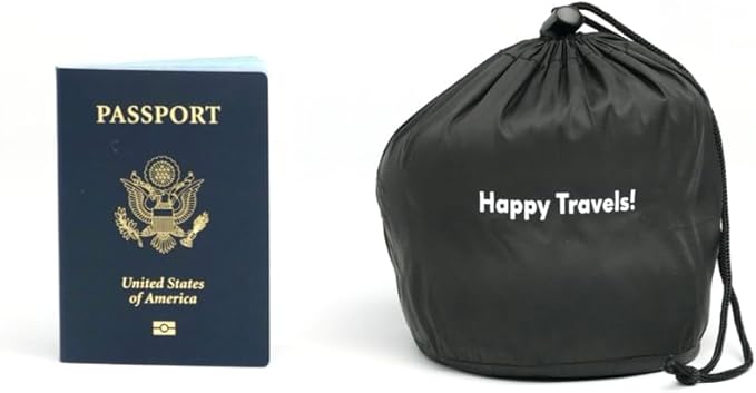 C CUSHION LAB Travel Pillow, Award-Winning Patented Ergonomic Design for Chin & Neck Support Memory Foam Neck Pillow, Compact Airplane Pillow for Traveling, Flight, Car (Navy, Medium)