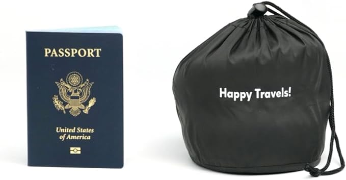 C CUSHION LAB Travel Pillow, Award-Winning Patented Ergonomic Design for Chin & Neck Support Memory Foam Neck Pillow, Compact Airplane Pillow for Traveling, Flight, Car (Navy, Large)