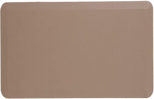 Mabel Home Anti Fatigue Floor Mat- 3 Size(20x32 & 20x39 & 24x70),16 Colors - Standing Desk Mat-Kitchen Floor Mat-Stain ResistantHome Non-Slip Bottom, Extra Soft (Brown, 20" x 39")