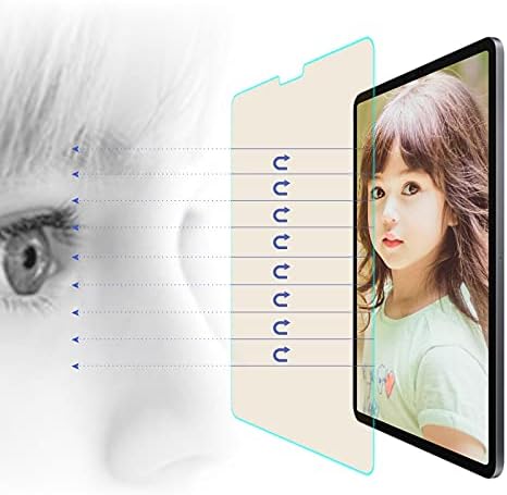 PERFECTSIGHT Medical-grade Anti Blue Light Screen Protector for iPad Air 5 2022/ Air 4 2020 10.9"/ iPad Pro 11 Inch (2021/2020/2018 Model) Eye Care Anti Glare 9H Anti Radiation Tempered Glass [1 Pack]