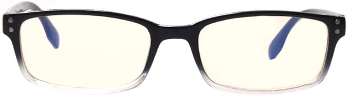 Kerecsen Computer Glasses 2 Pair UV Protection, Anti Blue Rays, Anti Glare and Scratch Resistant Computer Reading Glasses (Clear, 2.75, multiplier_x)