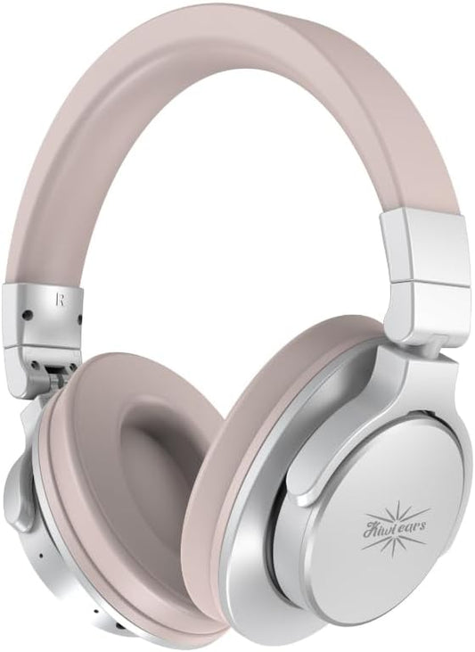 Linsoul Kiwi Ears Division Over Ear Headphone,40mm Dynamic Driver Monitoring Headphones,Wired Gaming Headphones,DJ Head Phones for Professional Musicians Engineers (Silver)