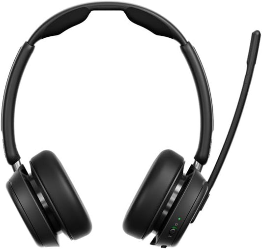 EPOS Impact 1060T Professional Double-Sided Wireless Headset for PC, AI Noise Cancellation, Super Wideband Audio, BrainAdapt Comfort, Bluetooth, Microsoft Teams Certified, Ideal for Long Calls
