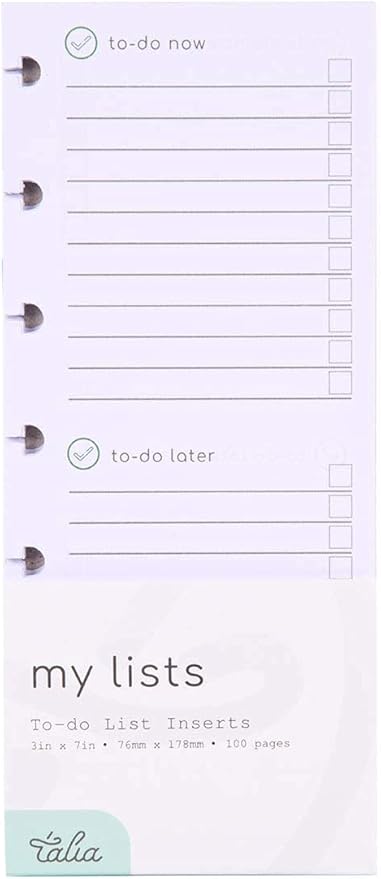 Talia Discbound Notebook Refills (yDeluxe Expansion Kit, Letter (8.5in x 11in))