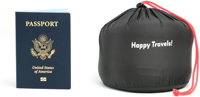 C CUSHION LAB Travel Pillow, Award-Winning Patented Ergonomic Design for Chin & Neck Support Memory Foam Neck Pillow, Compact Airplane Pillow for Traveling, Flight, Car (Bold Red, Large)