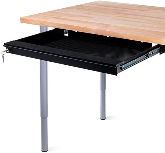 Penn Elcom Under Desk Laptop Drawer, Lockable, for 20” Laptops - Premium Sliding Security Drawers - Model EX-6171B