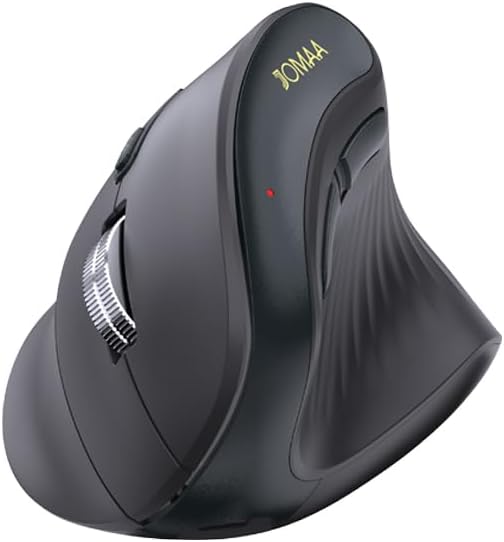 JOMAA Wireless Vertical Mouse, Multi-Device Bluetooth 5.2 & 2.4G Ergonomic Mouse with RGB Lighting, 4000 CPI, 500mAh Rechargeable, for Windows/Mac/Android