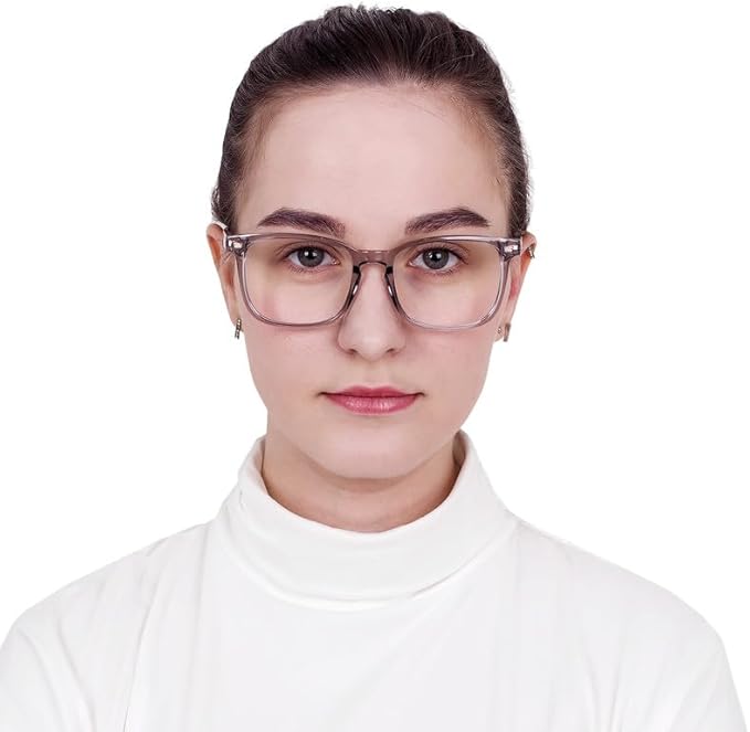 YEIN Bifocal Reading Glasses with Blue Light Blocking Lenses, Bifocal Reader for Women and Men, Vintage Square frame with Spring Hinge (+0.75/+3.50 magnification)