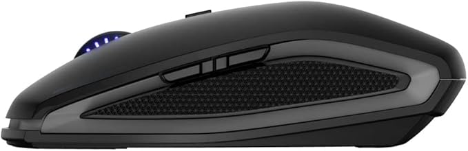 Cherry GENTIX BT Wireless Bluetooth Mouse, Multi-Device Function for up to 3 Devices, Switchable Resolution (1K/2K DPI), 7 Buttons and Scroll Wheel, Battery Operated (Black)