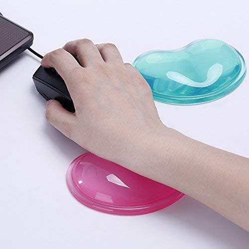Ergonomic Gel Wrist Rest Pad for Mouse, Computer Mouse Wrist Support for Arm Pain Relief, Heart-Shaped Cute Hand Wrist Cushion for Home and Office Working Gaming Anti-Fatigu