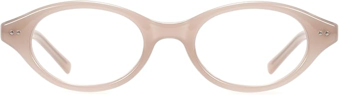 TIJN Olisa Blue Light Blocking Glasses for Women Men,Oval Glasses Frame Bluelight Glasses for Gaming/Computer/Screen