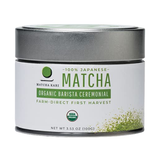 Dr. Weil Matcha Kari - Organic Matcha Green Tea Powder - 100 grams - Japanese Barista Grade