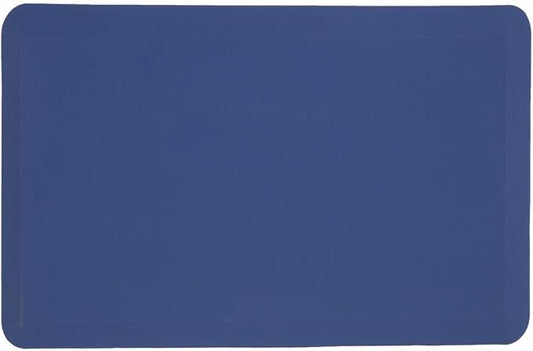 Mabel Home Anti Fatigue Floor Mat- 3 Size(20x32 & 20x39 & 24x70),16 Colors - Standing Desk Mat-Kitchen Floor Mat-Stain ResistantHome Non-Slip Bottom, Extra Soft (Azul, 20" x 32")