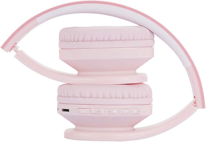 PowerLocus Bluetooth Headphones for Kids, Wireless Foldable Headphones Over Ear, Headphone with Microphone, 85DB Volume Limit, Wireless and Wired Headset with Micro SD, FM for Cellphones, Tablets, PC