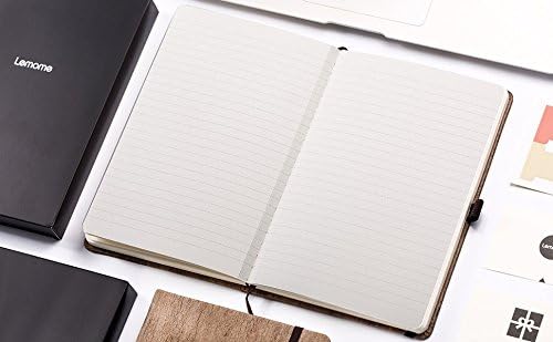 Lemome Ruled Notebook/Journal - Eco-Friendly Natural Cork Hardcover Writing Notebook with Pen Loop & Premium Thick Paper - A5 (5x8) Bound Classic Notebook