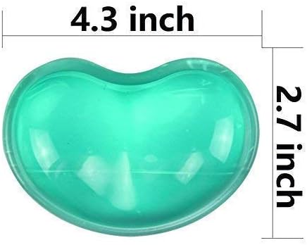 Ergonomic Gel Wrist Rest Pad for Mouse, Computer Mouse Wrist Support for Arm Pain Relief, Heart-Shaped Cute Hand Wrist Cushion for Home and Office Working Gaming Anti-Fatigu