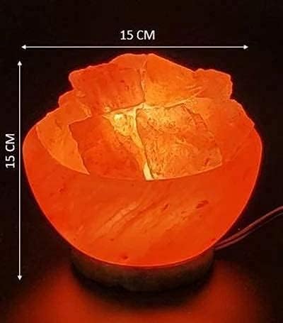 Himalayan Pink Salt Lamp Bowl with Chunks (BowlChunks 1)