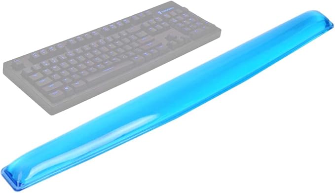 Gel Keyboard Wrist Rest Pad - Gel Keyboard Wrist Rest Pad | Wrist Rest Support for Office Gaming Computer Laptop Ergonomic Comfortable Pain Relief- Blue