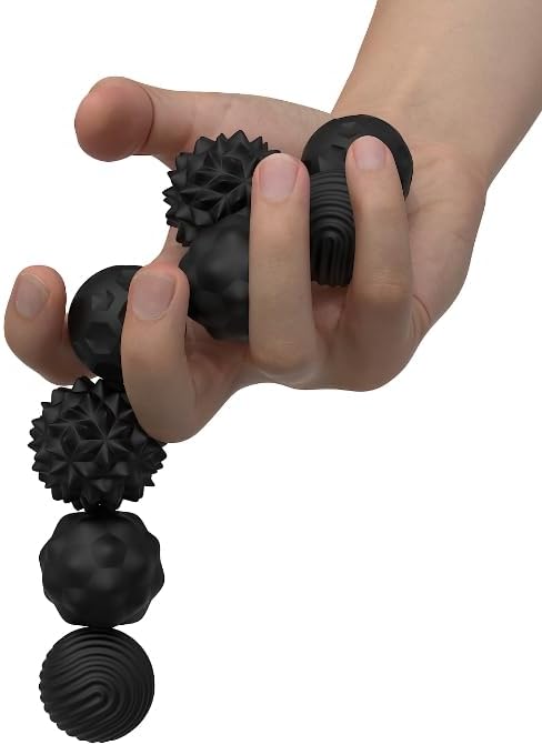 Magnetic Fidget Balls Toys, 8Pcs Silicone Sensory Stress Relief Toys for Adults & Teens with Autism, ADHD, Anxiety, Quiet Executive Desk Fidget Magnets Ball, Stocking Stuffers for Womens Mens Gifts