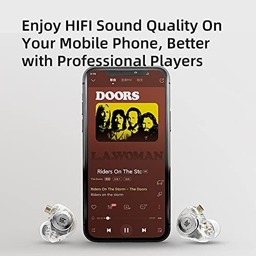 KZ EDX PRO in Ear Earphones 10mm Dual Magnetic Dynamic Driver HiFi Deep Bass Wired Earbuds with 5N OFC 2pin Detachable cable for Drummer Musicians Singer Stage Workout Sport Earbuds(White without Mic)