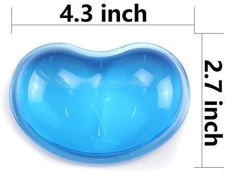 Ergonomic Gel Wrist Rest Pad for Mouse, Computer Mouse Wrist Support for Arm Pain Relief, Heart-Shaped Cute Hand Wrist Cushion for Home and Office Working Gaming Anti-Fatigu