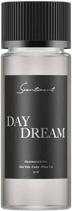 Diffuser Oil - Day Dream | Inspired by Westin® Hotel White Tea Scent | Aromatherapy Home Fragrance| Luxurious Scent with Notes of Aloe Vera, Cedar, White Tea (50ml)