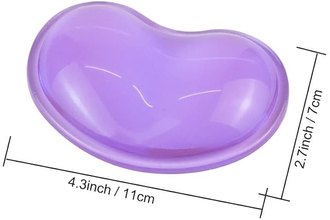 Gel Keyboard & Mouse Wrist Rest Set - Keyboard Wrist Rest Pad & Mouse Support for Office Gaming Pad Computer Laptop Ergonomic Comfortable Pain Relief- Pad Set (Mouse Support Only)