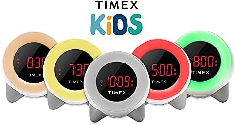 Timex Children's Sleep Training Nightlight Alarm Clock(TK321), Time to Rise, White Noise Soother, Toddler Sleep Trainer, Sleep Sounds Machine, Night Light, Nap Timer, Kids Alarm Clock