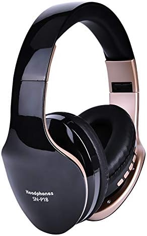 Wireless Foldable Gaming Headphones - Black