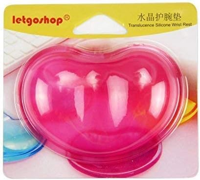 Ergonomic Gel Wrist Rest Pad for Mouse, Computer Mouse Wrist Support for Arm Pain Relief, Heart-Shaped Cute Hand Wrist Cushion for Home and Office Working Gaming Anti-Fatigu