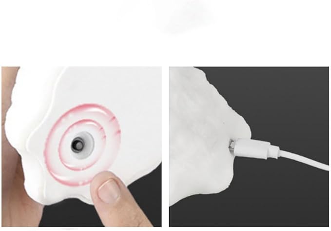 Ulalaza Fire Dragon lamp ice Dragon lamp 3D Printing Night lamp Moon lamp with USB Gift Suitable for Decorating Bedroom