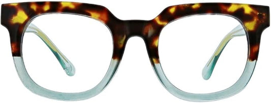 Peepers by PeeperSpecs Women's Oprah's Favorite Things Showbiz Square Blue Light Blocking Reading Glasses