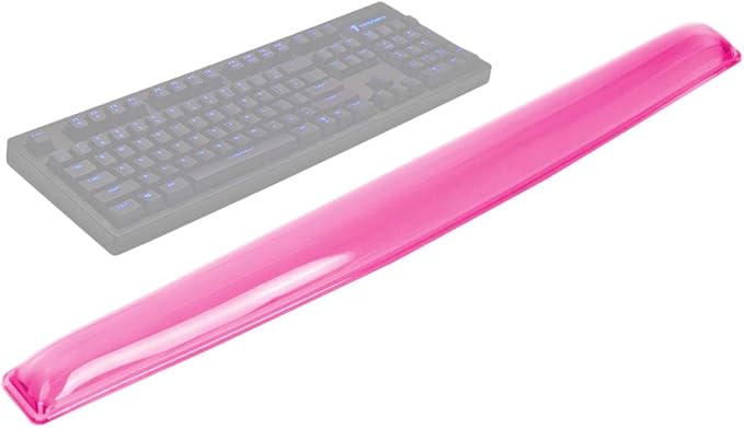 Gel Keyboard Wrist Rest Pad - Gel Keyboard Wrist Rest Pad | Wrist Rest Support for Office Gaming Computer Laptop Ergonomic Comfortable Pain Relief- Pink