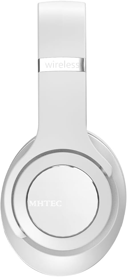 Bluetooth Headphones Over Ear, 90 Hours Playtime Wireless Headphone with 3 EQ Modes, Noise Isolating HiFi Stereo with Deep Bass, Microphone, Soft Earpads for Cellphone/PC