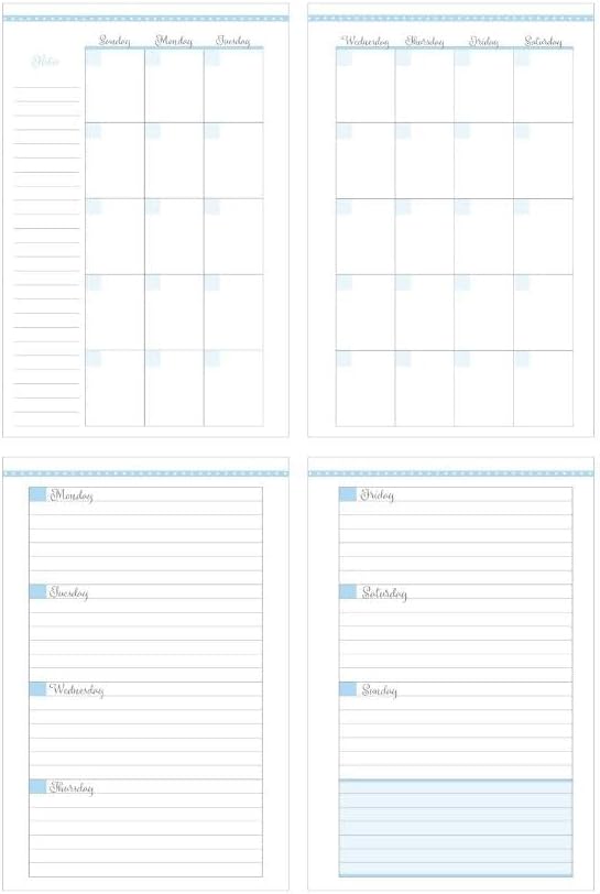 Paper House Productions 12 Month Undated 7.5" Planner with Month and Event Flag Stickers - Follow Your Dreams