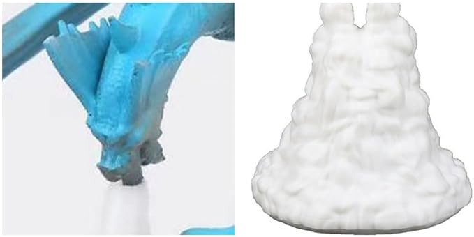 Ulalaza Fire Dragon lamp ice Dragon lamp 3D Printing Night lamp Moon lamp with USB Gift Suitable for Decorating Bedroom