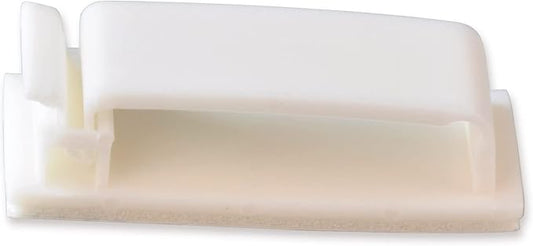 Cable Clips, Ethernet Cable Organizer, Conwork Adhesive Wire Management Clamps, Desktop Cord Holder Hider, Charging Cable Organizer & Management System for TV PC Laptop Home Office [50-Pack, White]