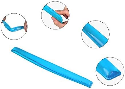 Gel Keyboard Wrist Rest Pad - Gel Keyboard Wrist Rest Pad | Wrist Rest Support for Office Gaming Computer Laptop Ergonomic Comfortable Pain Relief- Blue