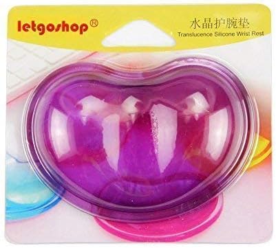 Ergonomic Gel Wrist Rest Pad for Mouse, Computer Mouse Wrist Support for Arm Pain Relief, Heart-Shaped Cute Hand Wrist Cushion for Home and Office Working Gaming Anti-Fatigu