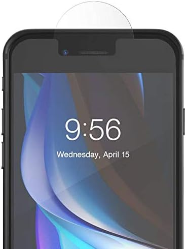 ZAGG Glass Elite Plus - Tempered Glass Screen Protector - Made for Apple iPhone SE2 (2020) - Case Friendly - Impact & Scratch Protection, InvisibleShield, Clear, 200105346