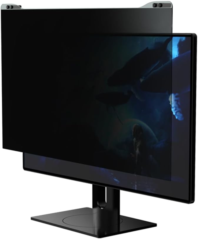 Docooler Computer Privacy Screen Filter, Hanging Screen Filter Compatible Widescreen Computer Monitor with Aspect Ratio 16:9, Anti-Glare Privacy Screen Protector for 20-32 Inch Monitor (Inch Optional)