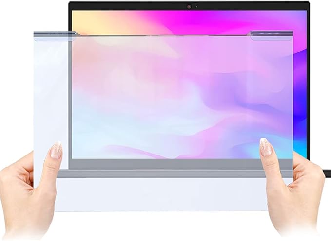 HXBER Laptop Screen or Hanging Blue Light Blocking Anti-UV High-Transmittance Film for 17.3'' Laptop with 16:9 Aspect Ratio