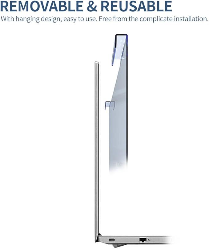 HXBER Laptop Screen or Hanging Blue Light Blocking Anti-UV High-Transmittance Film for 14'' Laptop with 16:9 Aspect Ratio